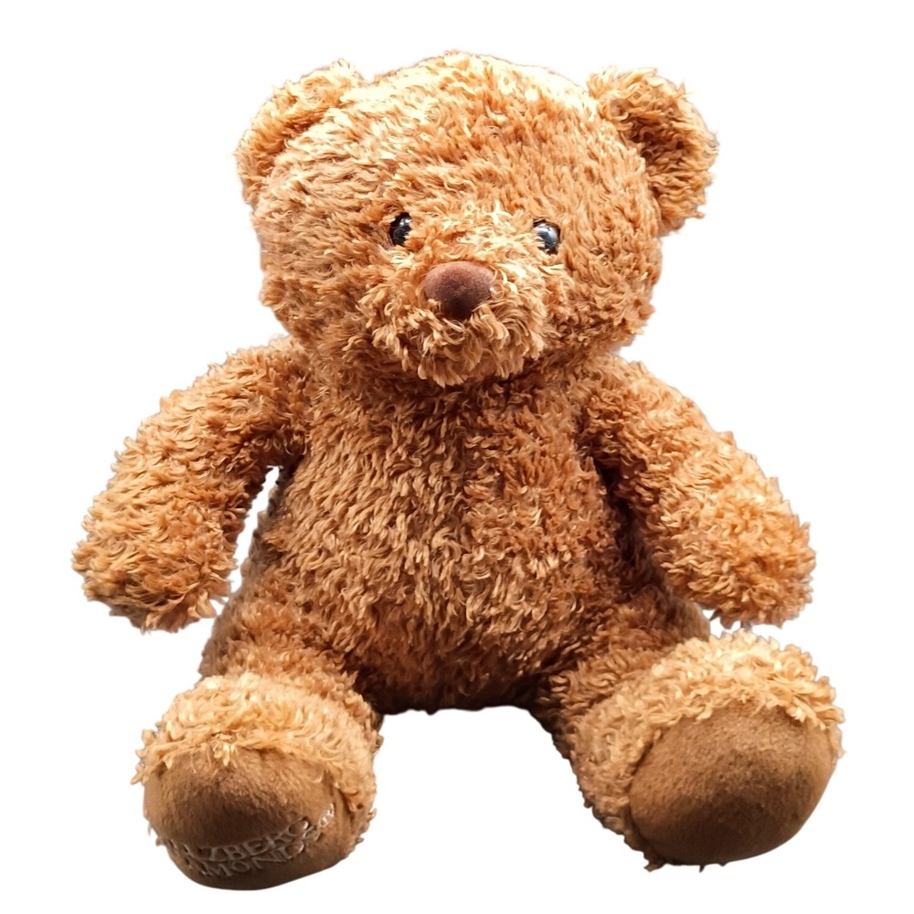 Helzberg Diamonds Brown Shaggy Plush Teddy Bear 12 inch Stuffed Animal Soft